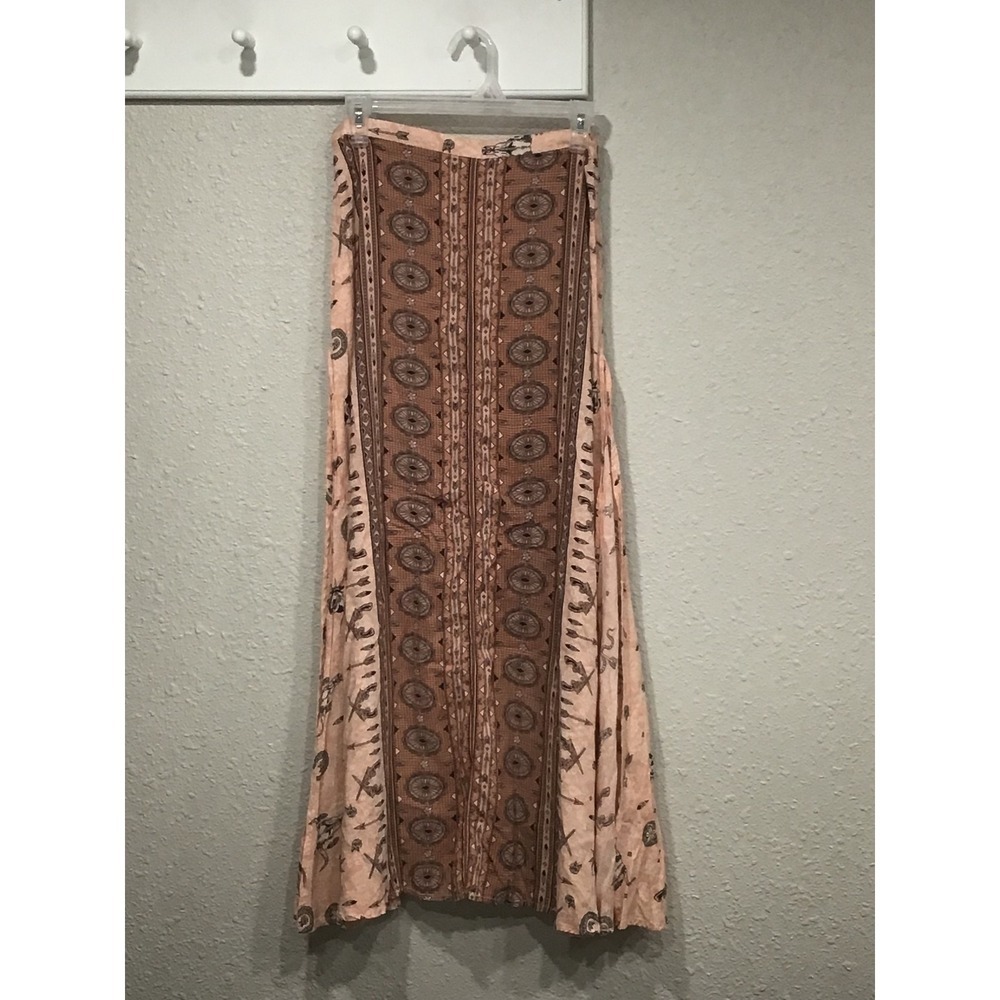 Vtg Rare Spell & The Gypsy Collective Coyote Maxi Split Skirt M Boho Festival - Picture 5 of 10